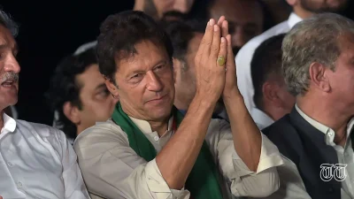 A file photo is shown of PTI chairman Imran Khan.