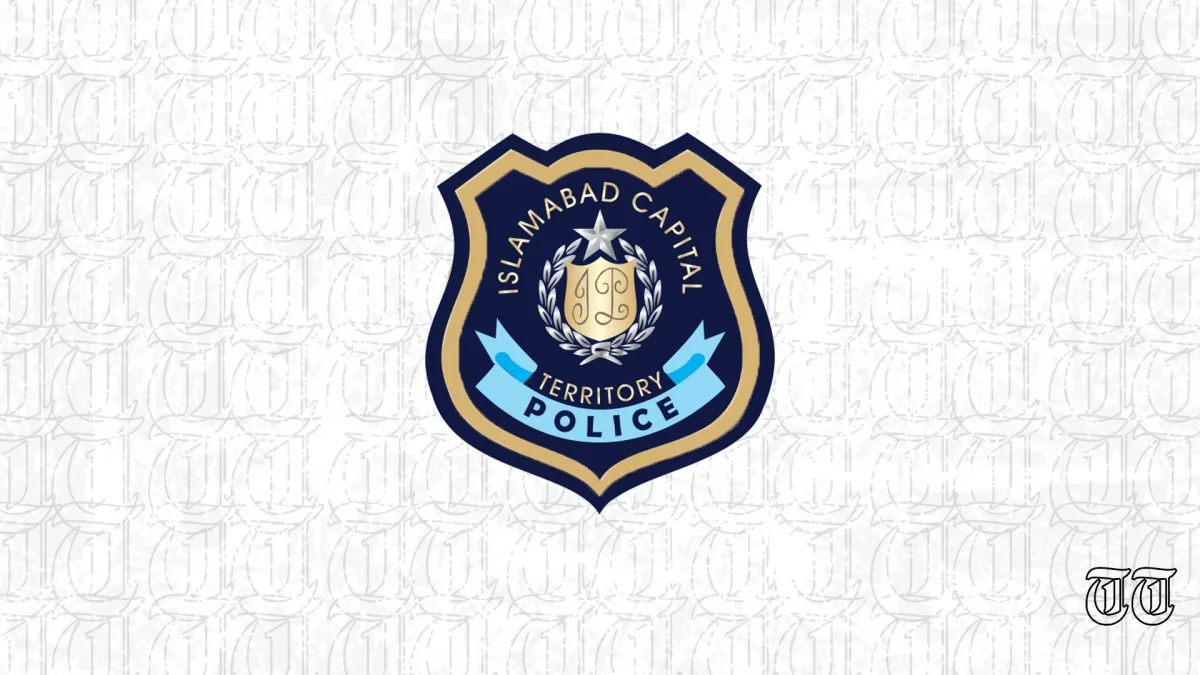The logo of the Islamabad Capital Territory police is shown.