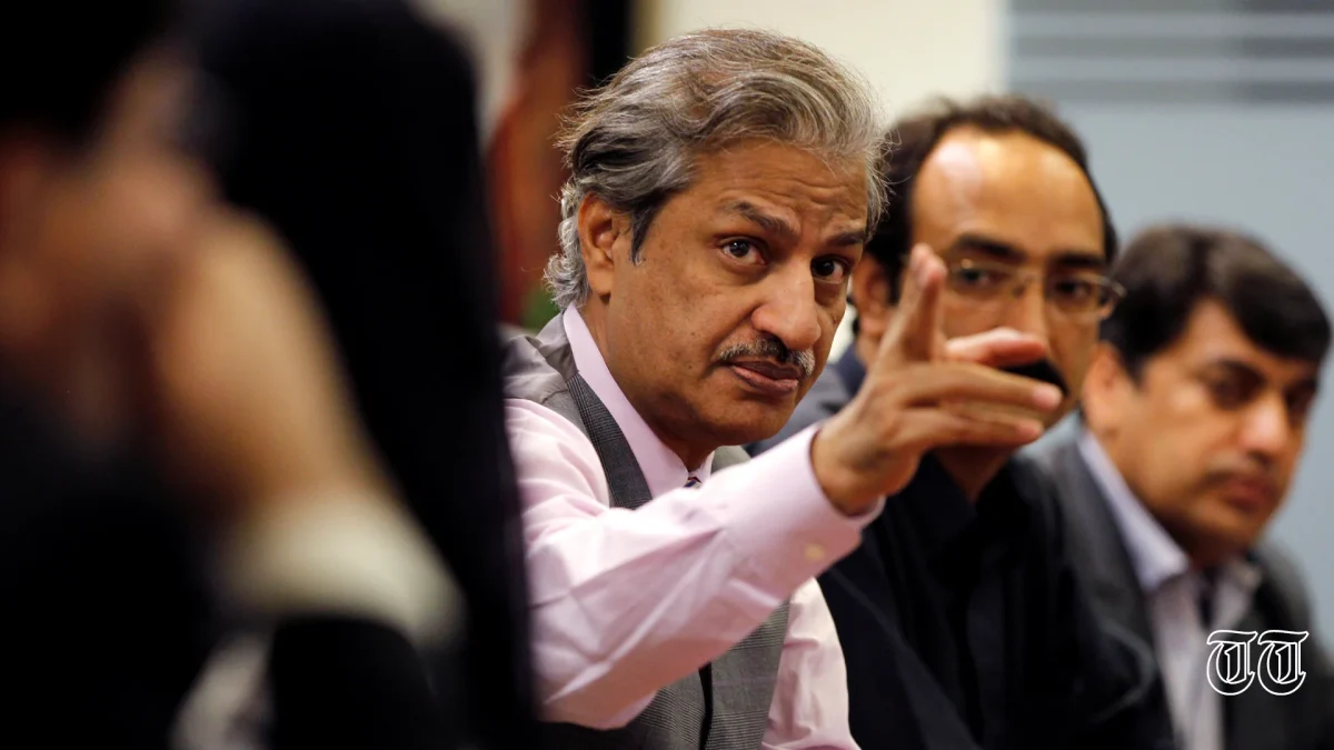 A file photo is shown of former PEMRA chief Absar Alam.