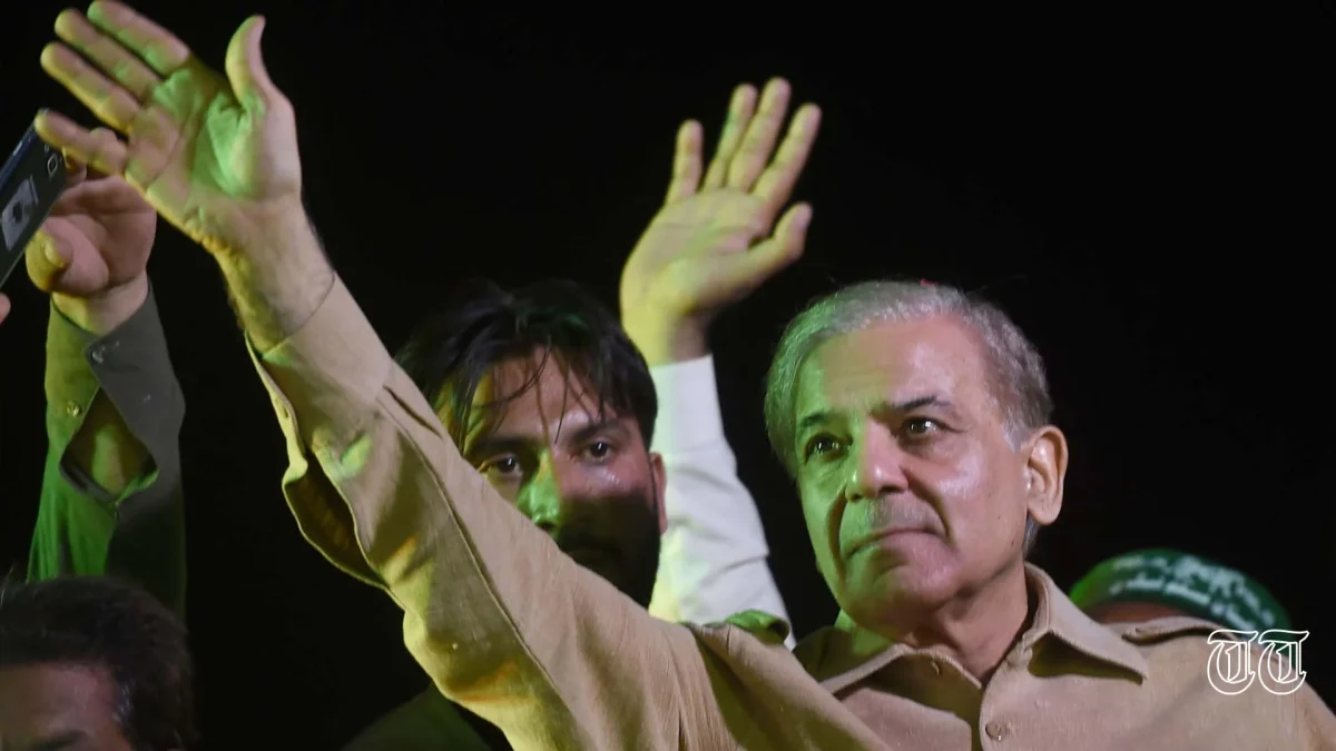 A file photo shows Prime Minister Shehbaz Sharif.
