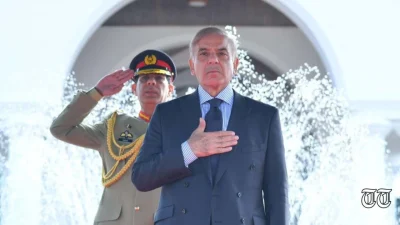 A file photo shows Prime Minister Shehbaz Sharif.