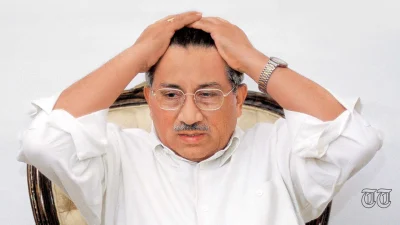 A file photo shows former president General Pervez Musharraf.