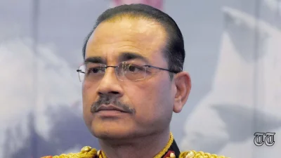 A file photo shows incumbent Army Chief Asim Munir.