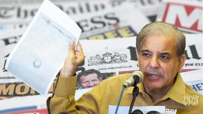 A file photo is shown of a compilation of PM Shehbaz Sharif and the Daily Mail. — FILE/THE THURSDAY TIMES