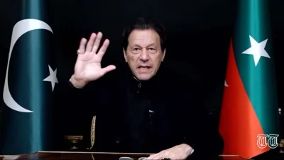 A file photo is shown of PTI president Imran Khan.
