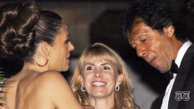 A file photo is shown of PTI president Imran Khan during his cricketing years.