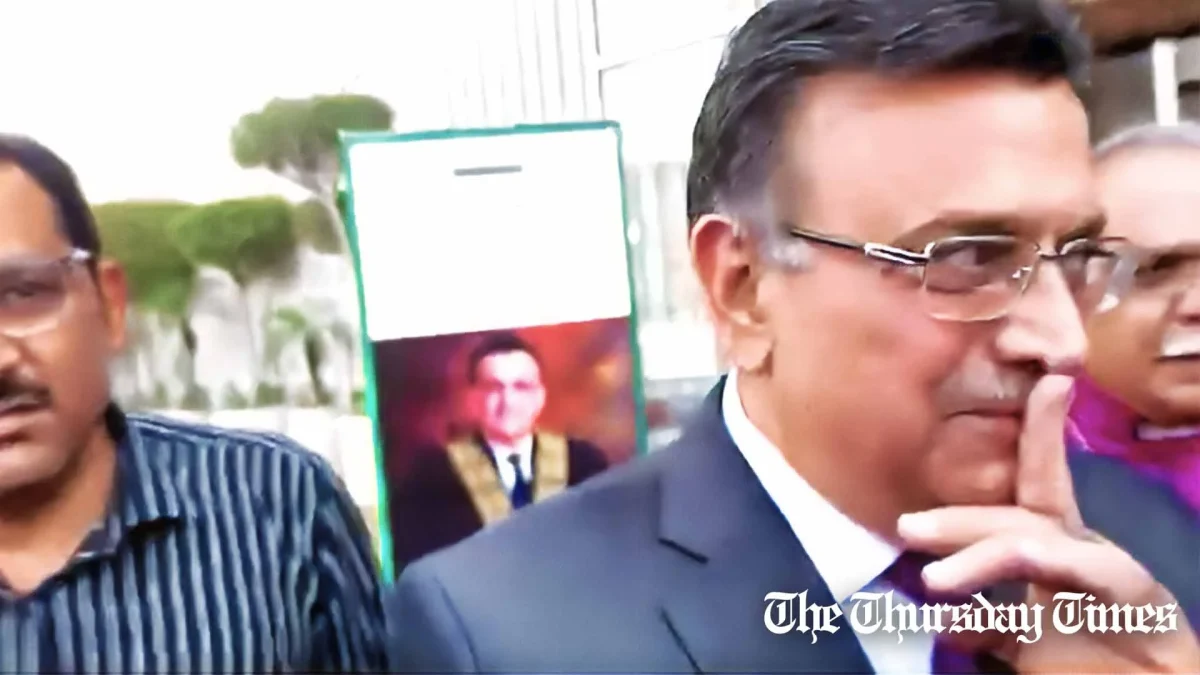 A file photo is shown of Chief Justice Umar Ata Bandial at Lahore. — FILE/THE THURSDAY TIMES