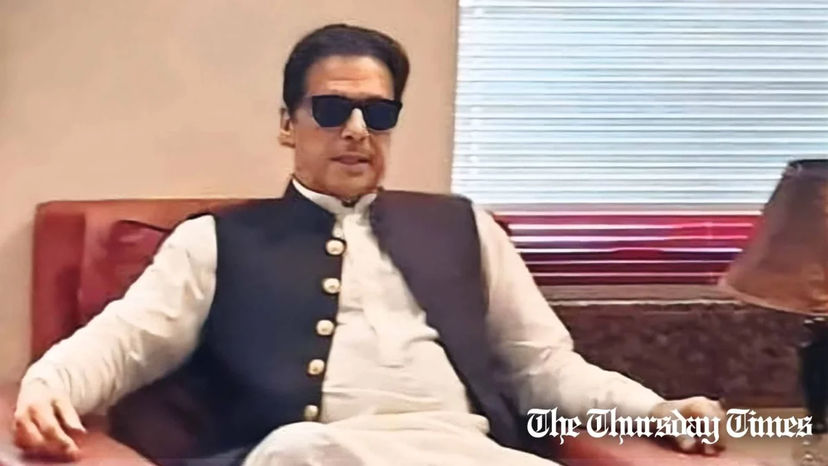 A file photo is shown of PTI chairman Imran Khan at a Supreme Court of Pakistan-provisioned guesthouse. — FILE/THE THURSDAY TIMES