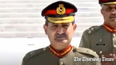 A file photo is shown of former Corps Commander Lahore, Lieutenant General Salman Fayyaz Ghani. — FILE/THE THURSDAY TIMES