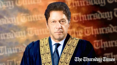 Imran Khan's controversial track record with due process and legislation only further shoots dead his wishes to delve into the legal profession. — FILE/THE THURSDAY TIMES
