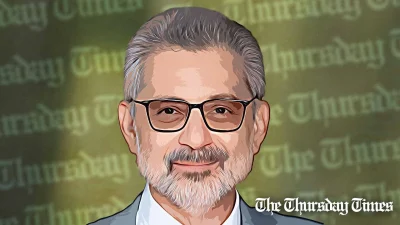 An illustration is shown of Chief Justice Qazi Faez Isa. — FILE/THE THURSDAY TIMES