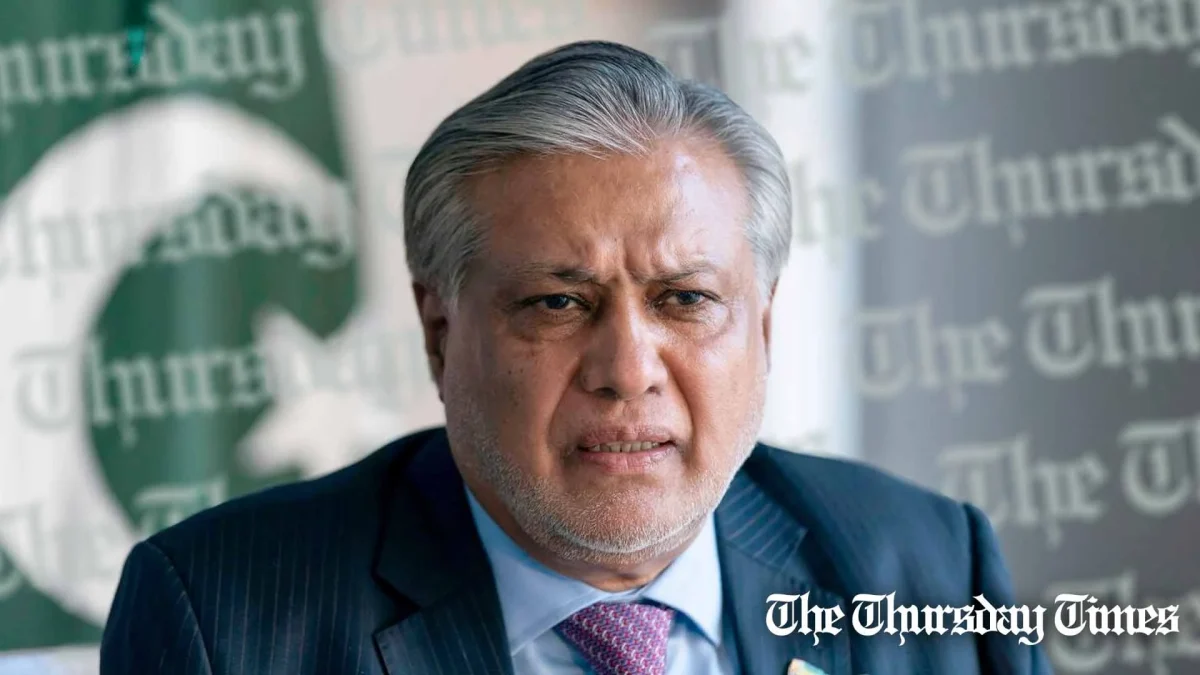 A file photo is shown of incumbent deputy Prime Minister and foreign minister Ishaq Dar. — AP/FILE/THE THURSDAY TIMES