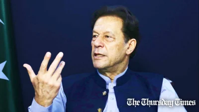 A file photo is shown of PTI chairman Imran Khan at his Zaman Park residence. — FILE/THE THURSDAY TIMES