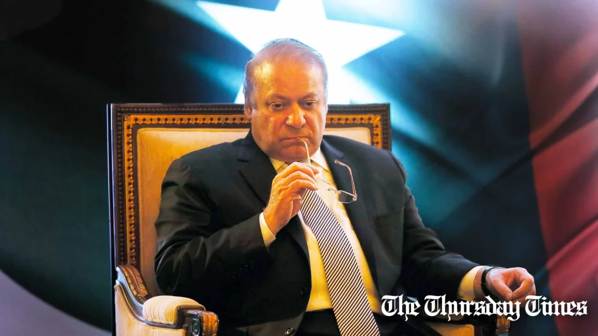 A file photo is shown of former prime minister Nawaz Sharif in 2013. — FILE/THE THURSDAY TIMES