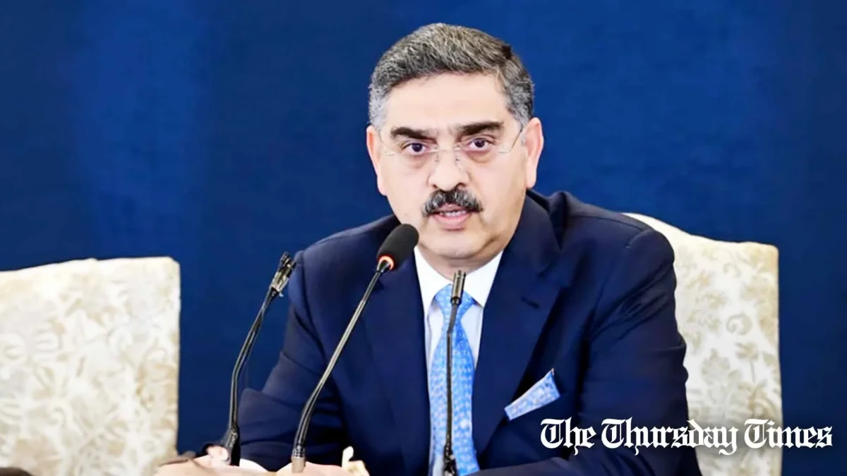 A file photo is shown of interim prime minister Anwar ul Haq Kakar. — FILE/THE THURSDAY TIMES
