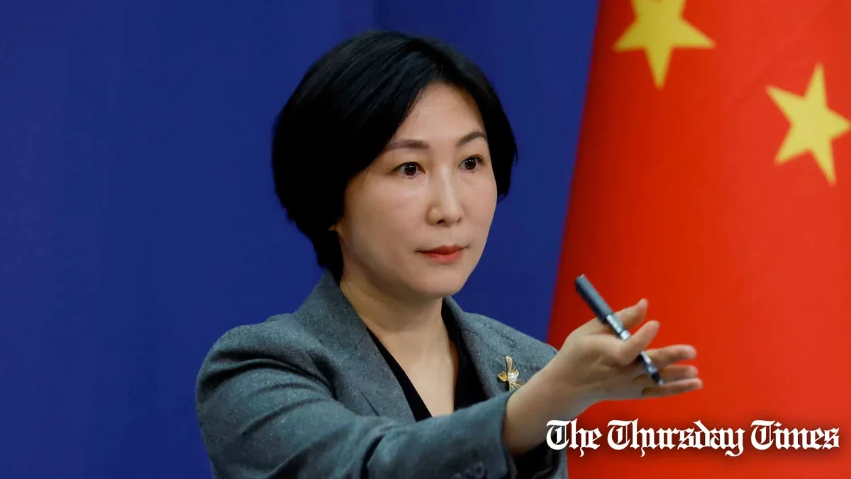 A file photo is shown of Chinese foreign ministry spokesperson Mao Ning. — FILE/THE THURSDAY TIMES