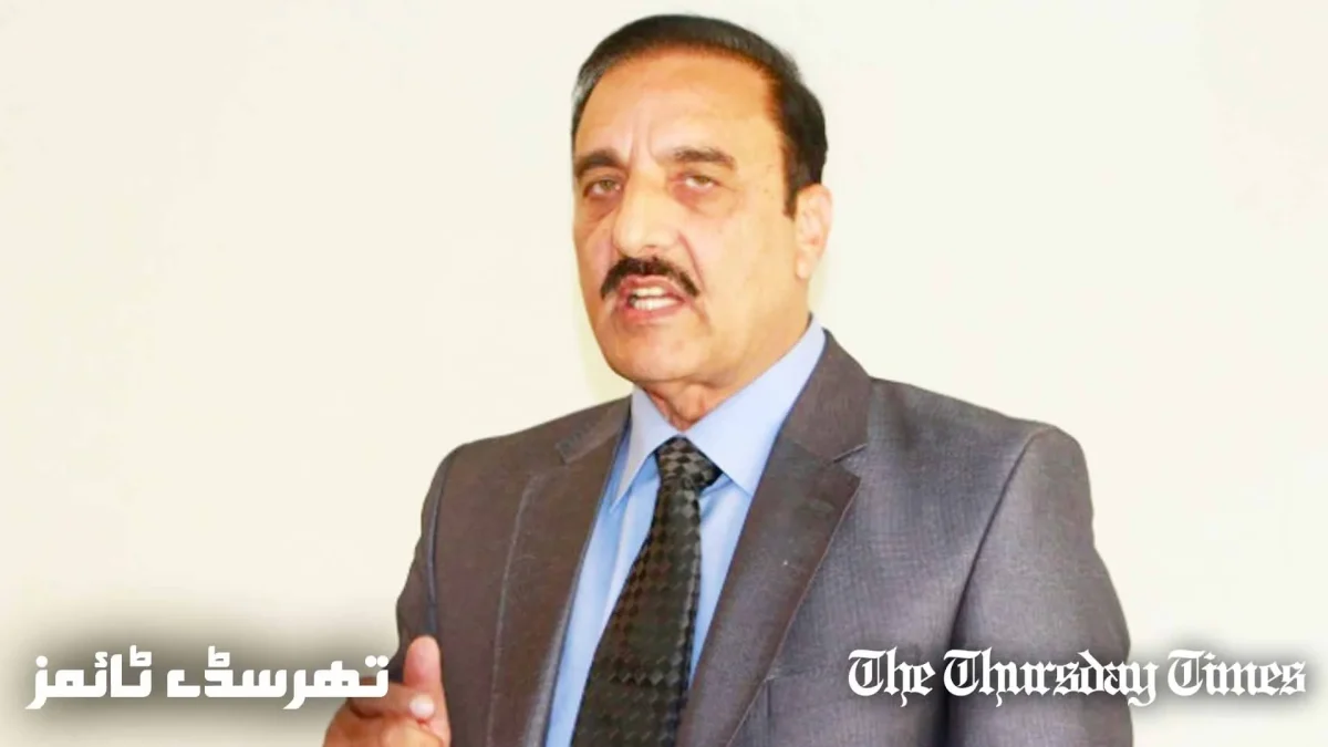 A file photo is shown of ex commissioner Rawalpindi Liaquat Chattha — FILE/THE THURSDAY TIMES