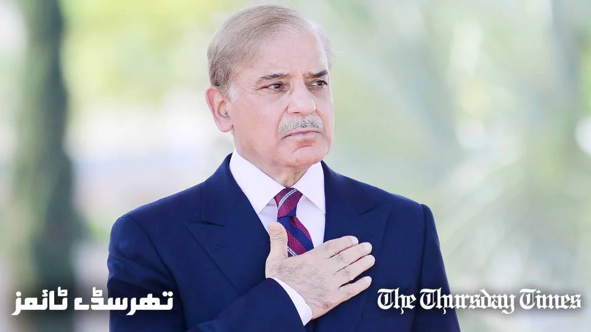 A file photo is shown of newly elected prime minister and president PML(N) Shehbaz Sharif Sharif. — FILE/THE THURSDAY TIMES