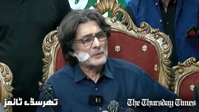 A file photo is shown of PTI spokesperson Rauf Hassan at Islamabad on May 29, 2024. — FILE/THE THURSDAY TIMES
