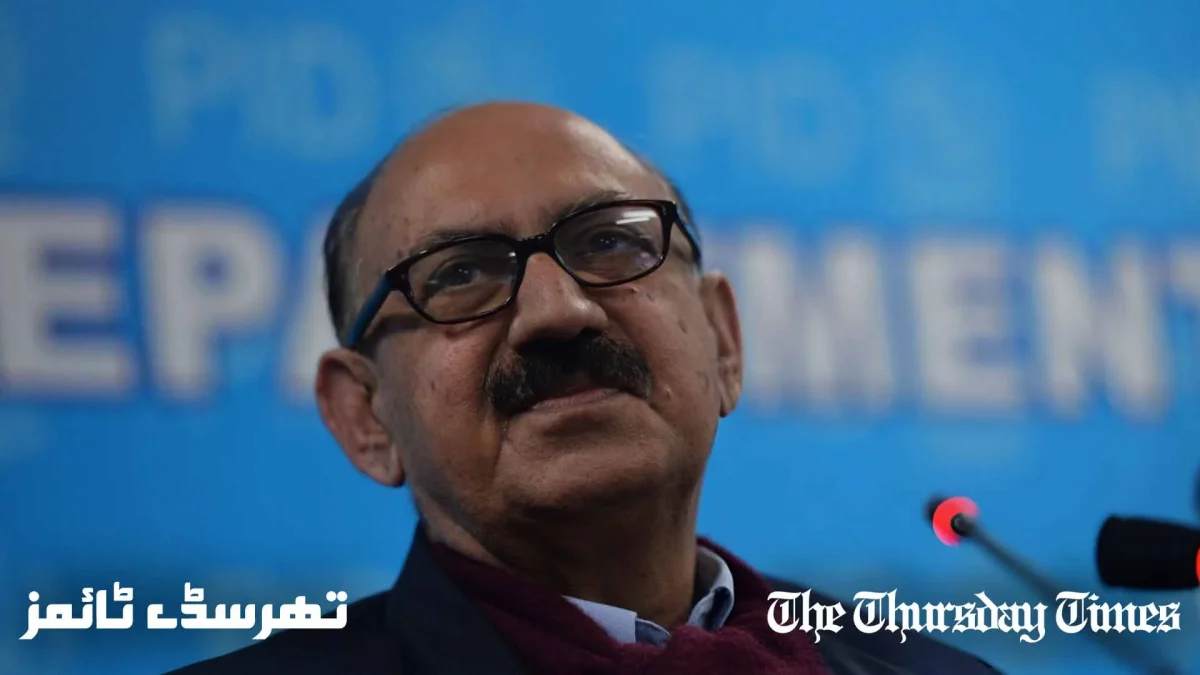 A file photo is shown of PMLN senator Irfan Siddiqui. — FILE/THE THURSDAY TIMES