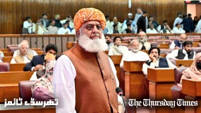 A file photo is shown of JUI chief Maulana Fazal-ur-Rehman. — FILE/THE THURSDAY TIMES
