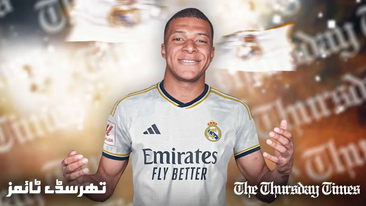 A file photo is shown of former PSG star Kylian Mbappé donning a Real Madrid jersey. — THE THURSDAY TIMES VIA FABRIZIO ROMANO