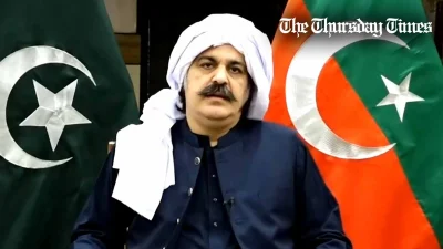 A file photo is shown of Chief Minister for Khyber Pakhtunkhwa Ali Amin Gandapur. — FILE/THE THURSDAY TIMES