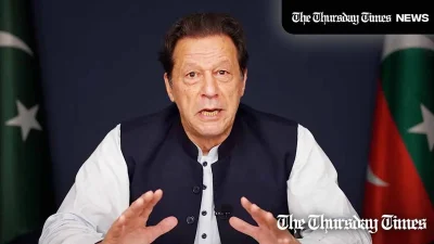 A file photo is shown of former Pakistani prime minister Imran Khan. — FILE/THE THURSDAY TIMES