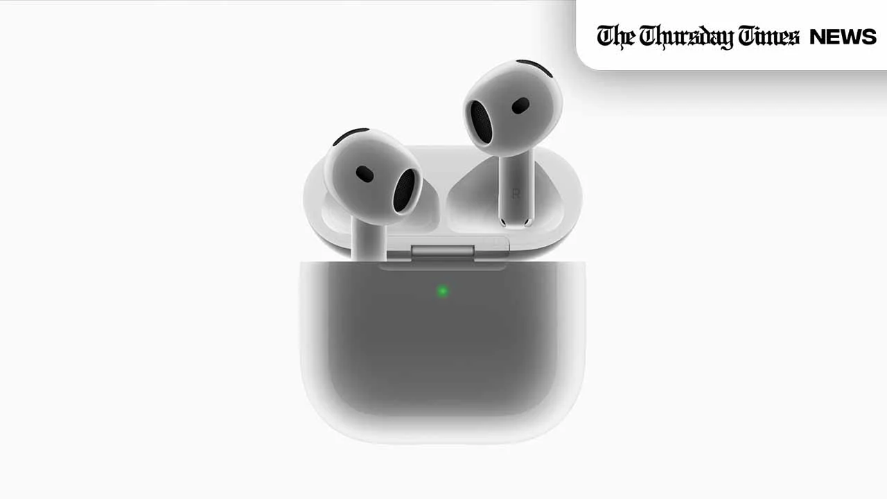 Apple's newly-unveiled AirPods 4. — APPLE
