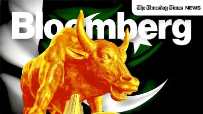 An illustration is shown of a bull and the Pakistani flag. — FILE/THE THURSDAY TIMES