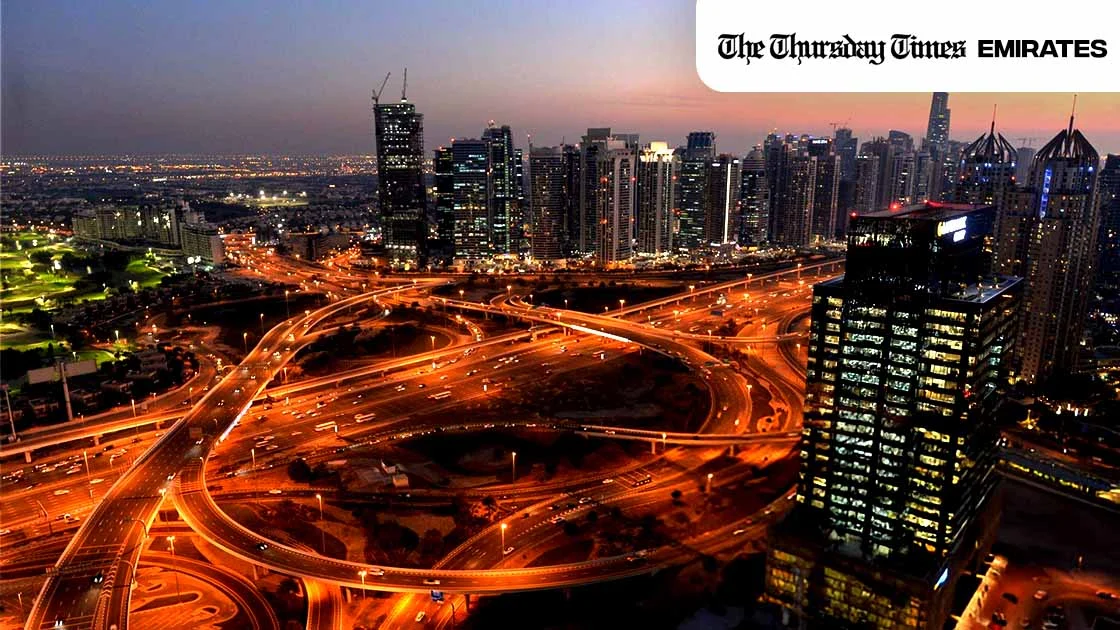 Dubai’s Trade Centre Roundabout gets a sleek upgrade, cutting wait times to 90 seconds. — NURPHOTO