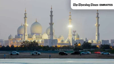 EV charging stations in UAE mosques push green mobility forward. — ALAMY