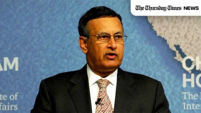A file photo is shown of former Pakistani ambassador to the United States, Husain Haqqani. — FILE/THE THURSDAY TIMES