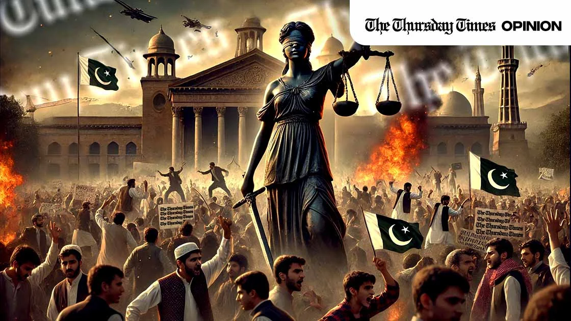 An artist impression is shown of riots in the Capital. — ORIGINAL/THE THURSDAY TIMES