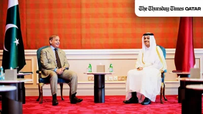 Shehbaz Sharif pushes for robust Pakistan-Qatar economic and cultural collaboration in Doha. — FILE/THE THURSDAY TIMES