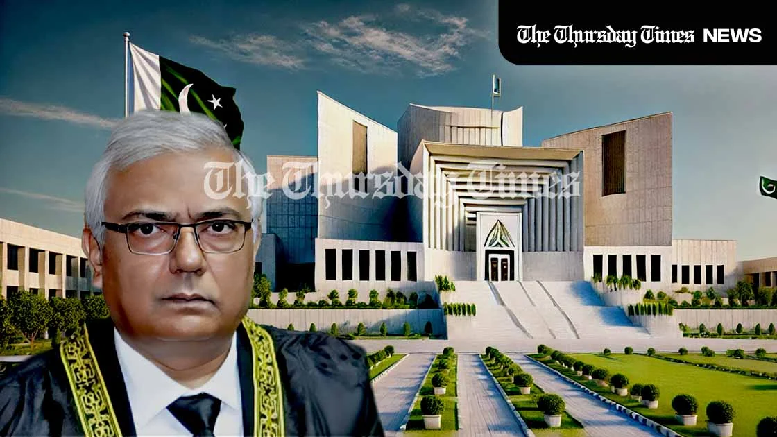 A combined file photo is shown of the Supreme Court of Pakistan and the newly-appointed head of the judicial commission, Justice Aminuddin Khan. — FILE/THE THURSDAY TIMES