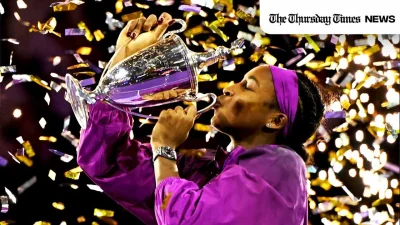 Gauff wins her first WTA Finals title, thanking fans and silencing critics in a landmark victory. — Artur Widak/NurPhoto via Getty Images