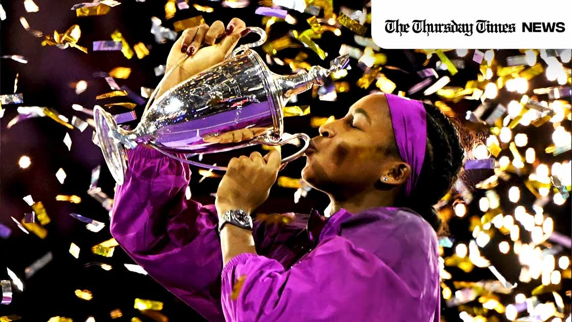 Gauff wins her first WTA Finals title, thanking fans and silencing critics in a landmark victory. — Artur Widak/NurPhoto via Getty Images