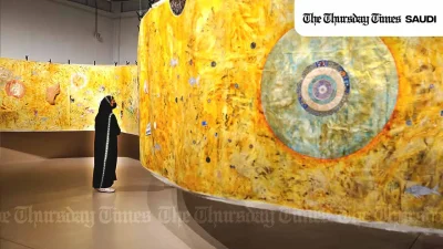 Saudi art makes a global debut in Rio, bringing the Kingdom’s cultural evolution to an international audience. — Diriyah Biennale Foundation