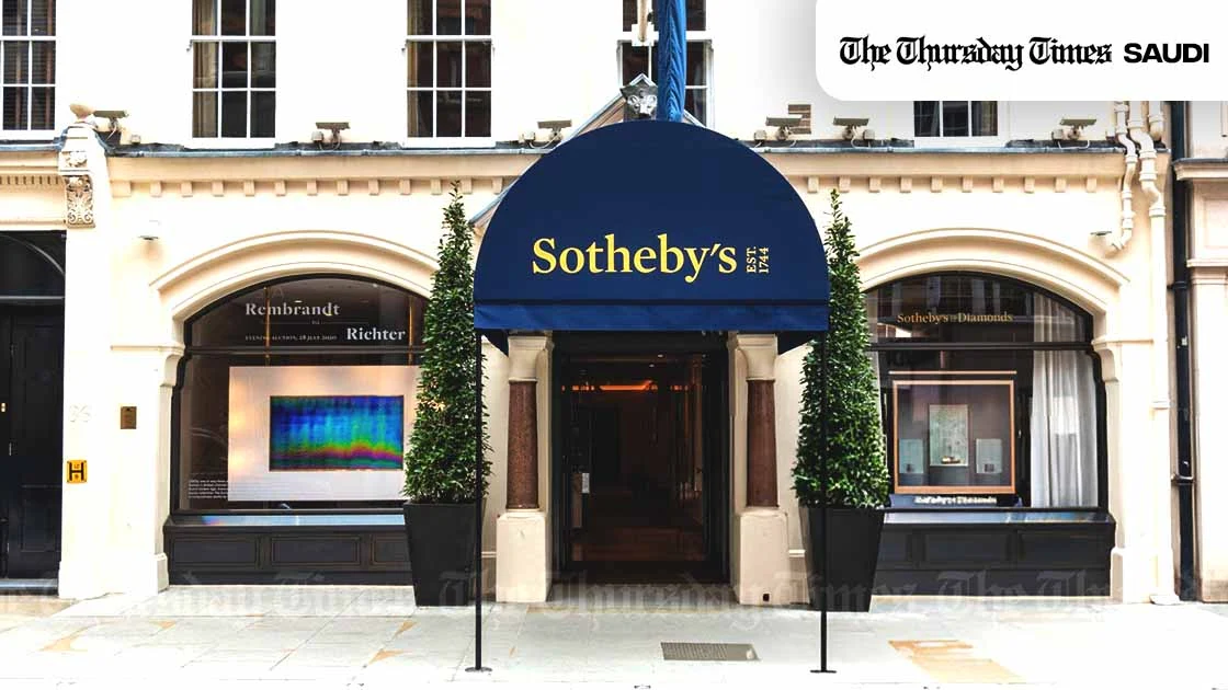 Sotheby’s opens Saudi’s first-ever international auction, blending global art with Diriyah’s cultural roots. — Dave Rushen/SOPA Images/LightRocket via Getty Images