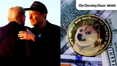 Dogecoin gains momentum as Musk speculation rises. — Anna Moneymaker/Getty Images | Gabe Ginsberg/Getty Images