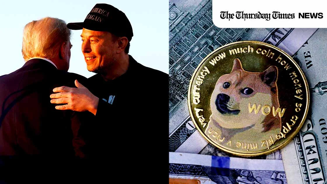 Dogecoin gains momentum as Musk speculation rises. — Anna Moneymaker/Getty Images | Gabe Ginsberg/Getty Images