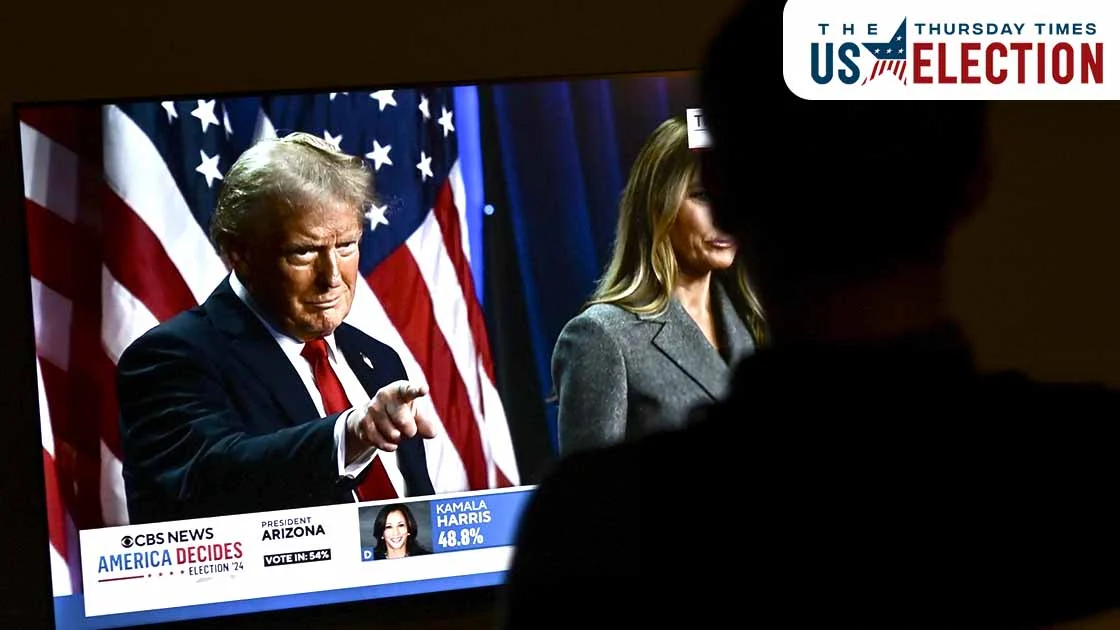 Trump declares victory, pledging unity in a divided America. — Celal Gunes/Anadolu via Getty Images