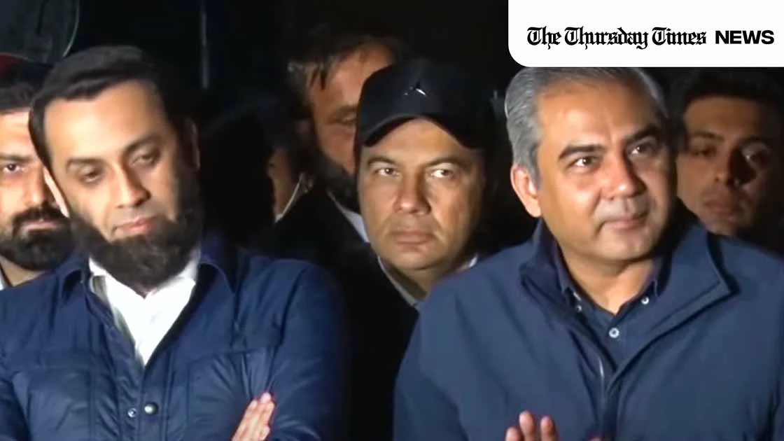 A file photo is shown of Mohsin Naqvi, the Federal Interior Minister and Attaullah Tarar, the Federal Information Minister at Islamabad on November 26, 2024. — FILE/THE THURSDAY TIMES