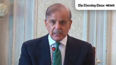 A file photo is shown of incumbent Pakistani prime minister Shehbaz Sharif. — FILE/THE THURSDAY TIMES