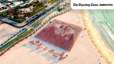 Jumeirah Beach’s Flag Garden showcases Emirati pride through an awe-inspiring tribute. — DUBAI MEDIA OFFICE