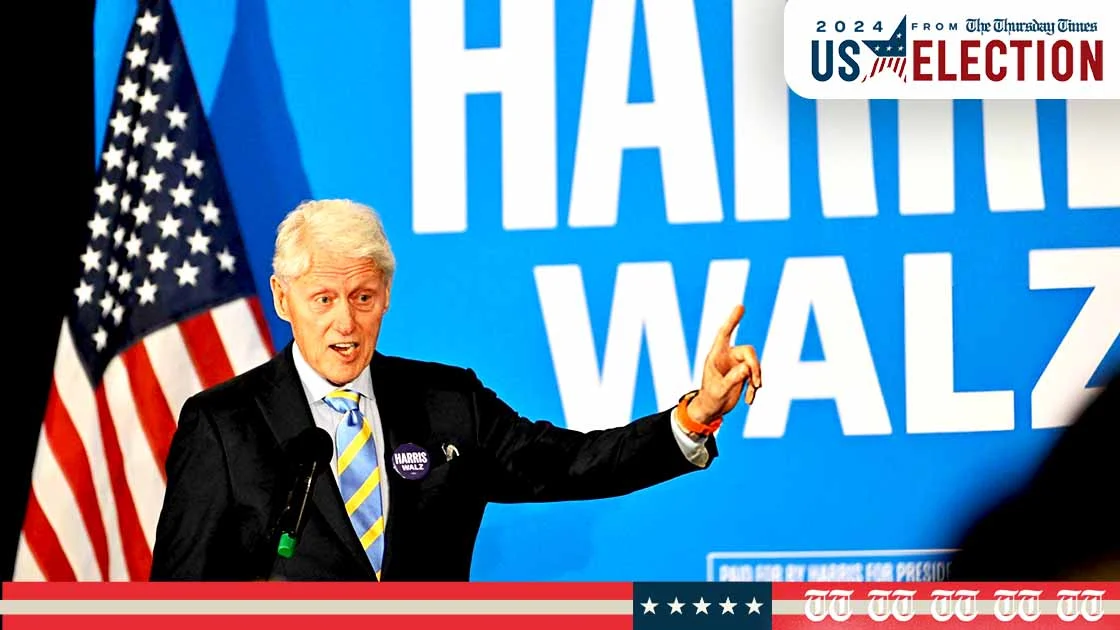 Bill Clinton shares fears and hopes for American democracy in a candid CNN interview. — PETER ZAY/ANADOLU VIA GETTY IMAGES