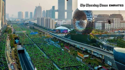 Dubai Run 2024 transformed Sheikh Zayed Road into a record-breaking celebration of fitness and community spirit. — SHEIKH HAMDAN