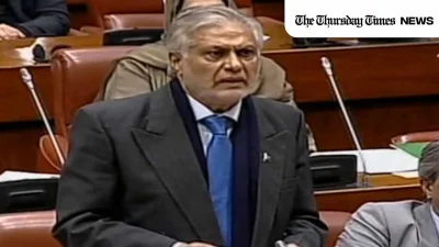 A file photo is shown of Pakistan's deputy prime minister/foreign minister Ishaq Dar. — FILE/THE THURSDAY TIMES