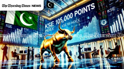 An illustration is shown of the PSX experiencing a bull run. — ORIGINAL/THE THURSDAY TIMES